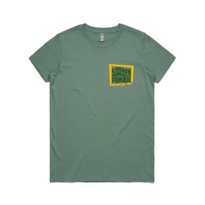 "Female" T-shirt - small yellow and green logo Thumbnail