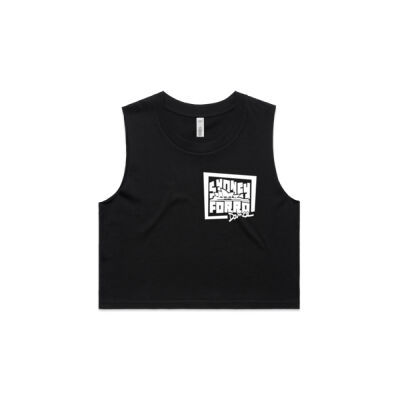 "Female" cropped tank white logo Thumbnail