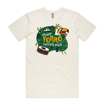 "Male" T shirt - Front Only - Sydney Forro Festival 2025 Thumbnail