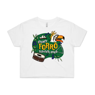 Cropped tee - Front Only - Sydney Forro Festival 2025 Thumbnail