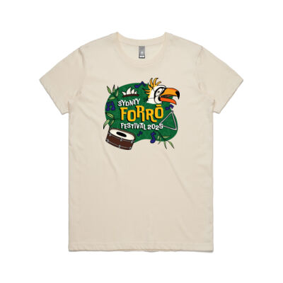 "Female" T-shirt - Front Only - Sydney Forro Festival 2025 Thumbnail
